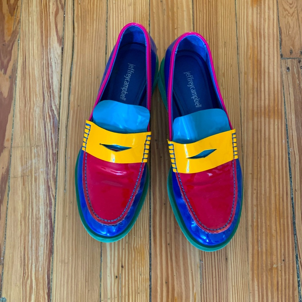 Jeffrey Campbell Multi-color Lena Loafers